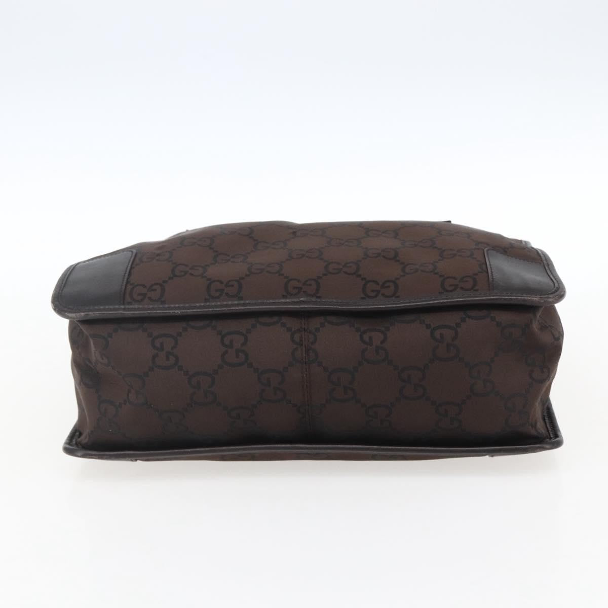 Gucci Gg Canvas Canvas Brown Canvas Tote Bag Bag (Pre-Owned)
