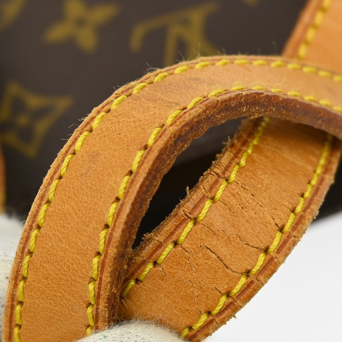 Louis Vuitton Vavin Monogram Empreinte Leather Brown Canvas Handbag (Pre-Owned)