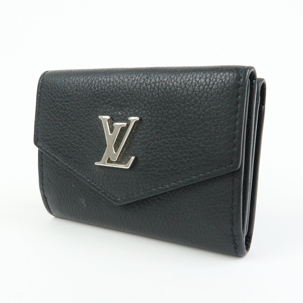 Louis Vuitton Lockmini Leather Black Leather Wallets Accessory (Pre-Owned)