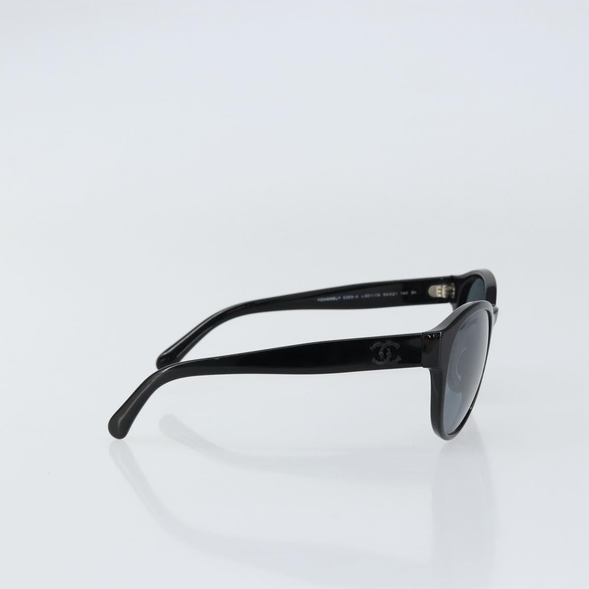 Chanel Chanel Logo Sunglasses Eye Wear Plastic Black Plastic Sunglasse Accessory (Pre-Owned)