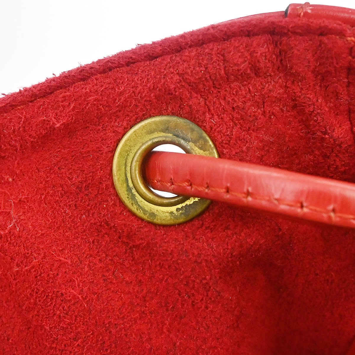 Louis Vuitton Noe Epi Leather Red Leather Shoulder Bag Bag (Pre-Owned)