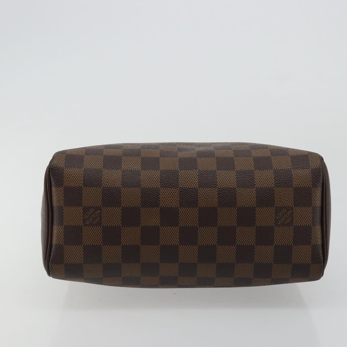 Louis Vuitton Triana Damier Ebene Brown Canvas Handbag (Pre-Owned)