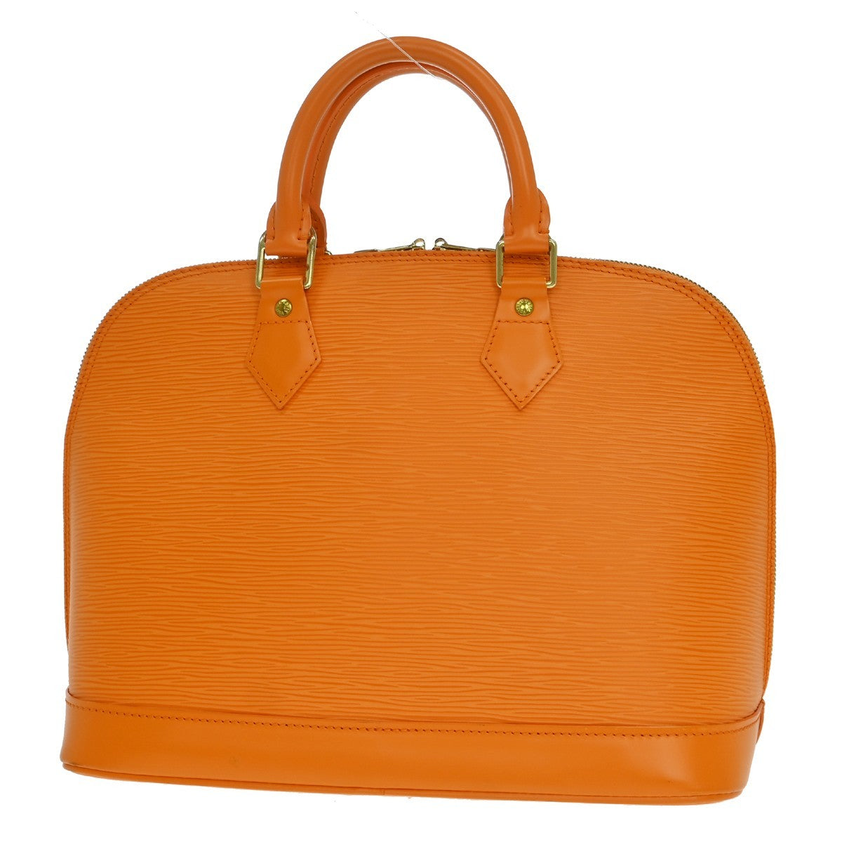 Louis Vuitton Alma Epi Leather Orange Leather Handbag (Pre-Owned)