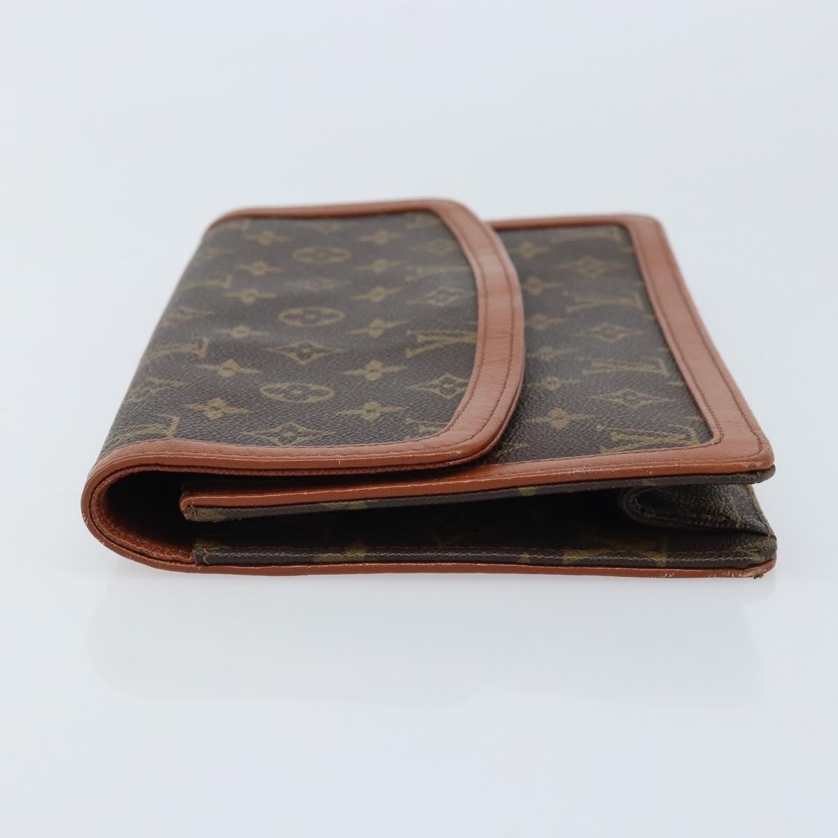 Louis Vuitton Dame Pochette Monogram Canvas Brown Canvas Clutche & Pouche Bag (Pre-Owned)