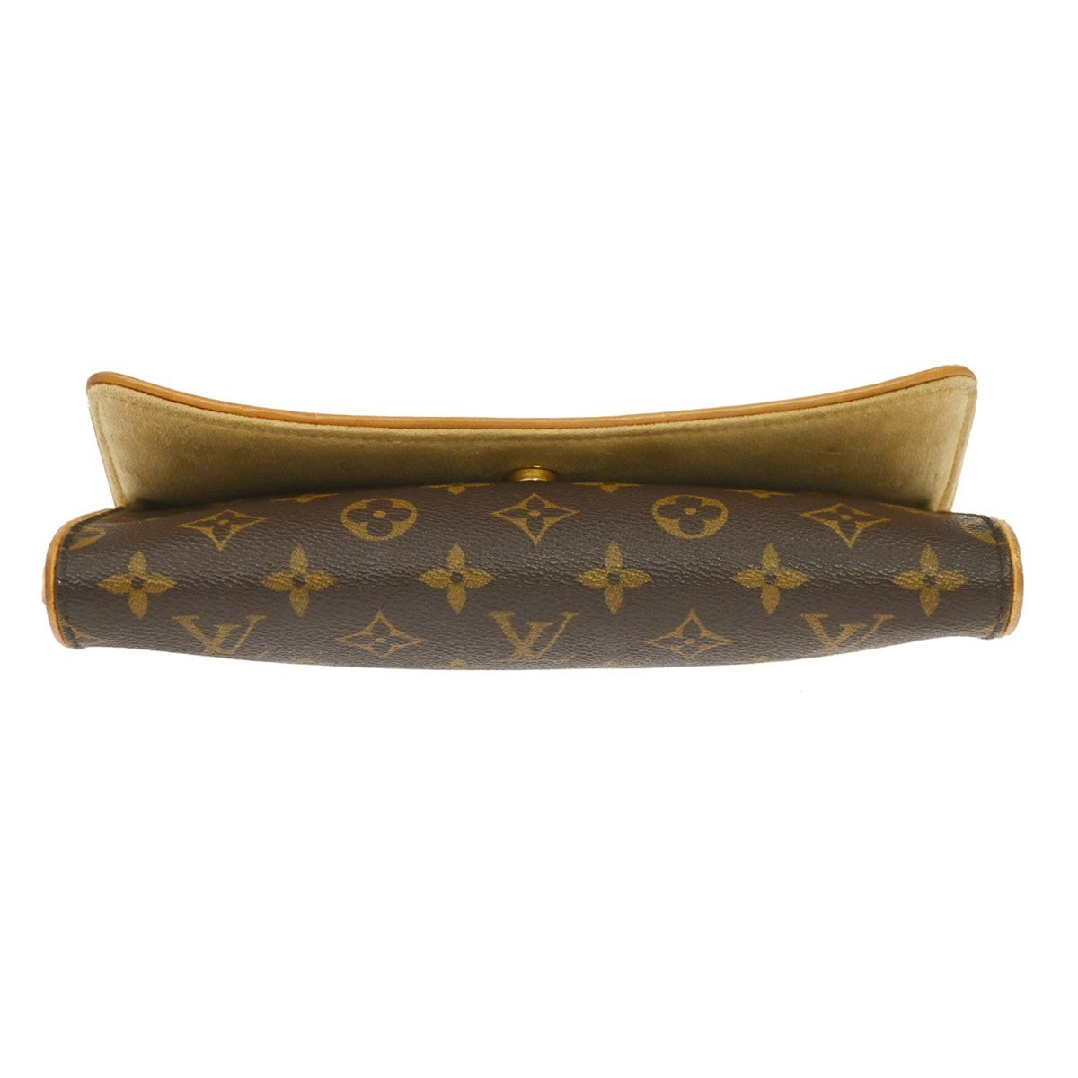 Louis Vuitton Twin Monogram Canvas Brown Canvas Clutche & Pouche Bag (Pre-Owned)