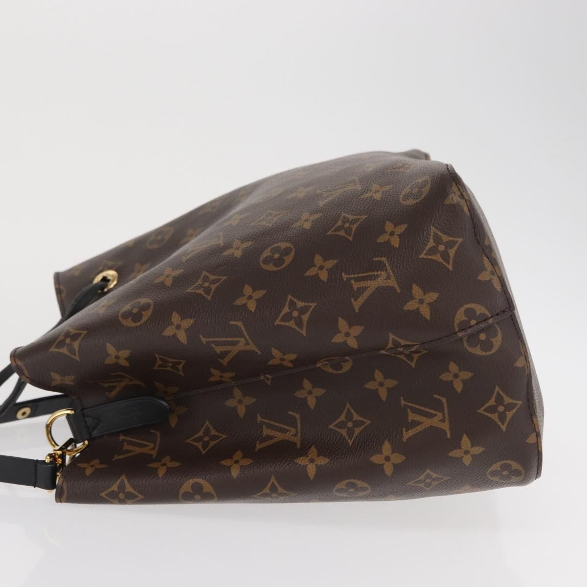 Louis Vuitton Neonoe Monogram Canvas Black Canvas Shoulder Bag Bag (Pre-Owned)