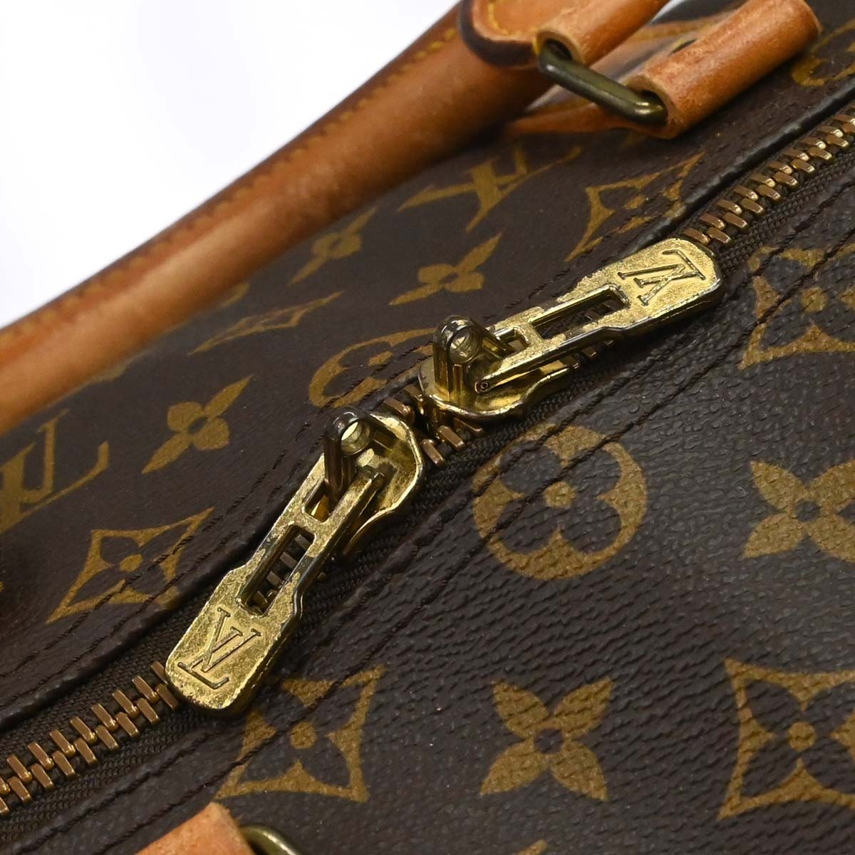 Louis Vuitton Keepall Monogram Canvas Brown Canvas Travel Bag Bag (Pre-Owned)