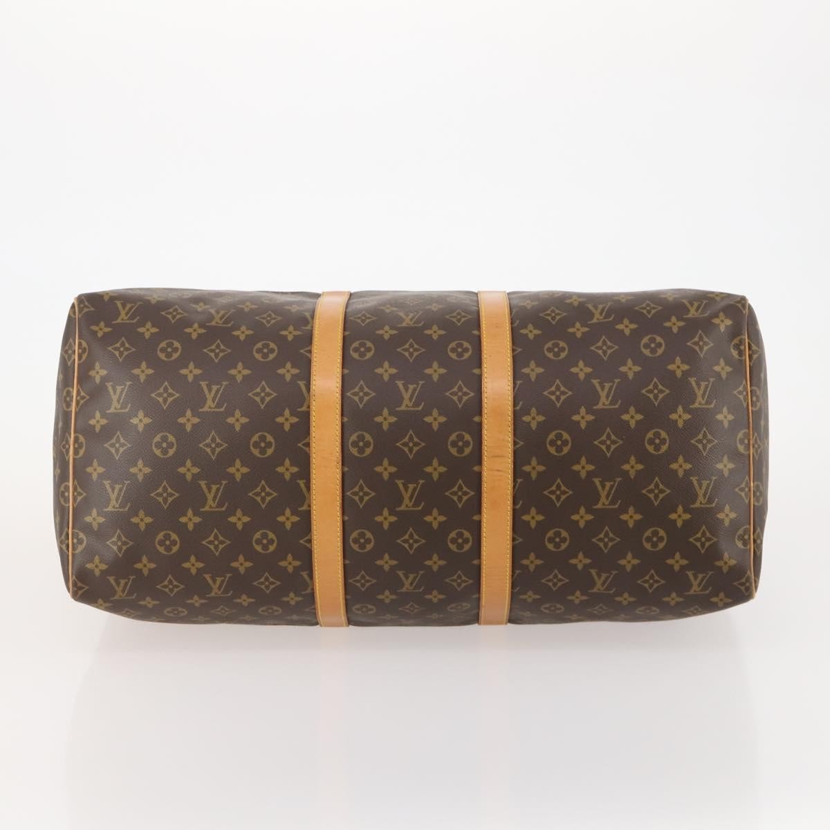 Louis Vuitton Keepall Monogram Canvas Brown Canvas Travel Bag Bag (Pre-Owned)
