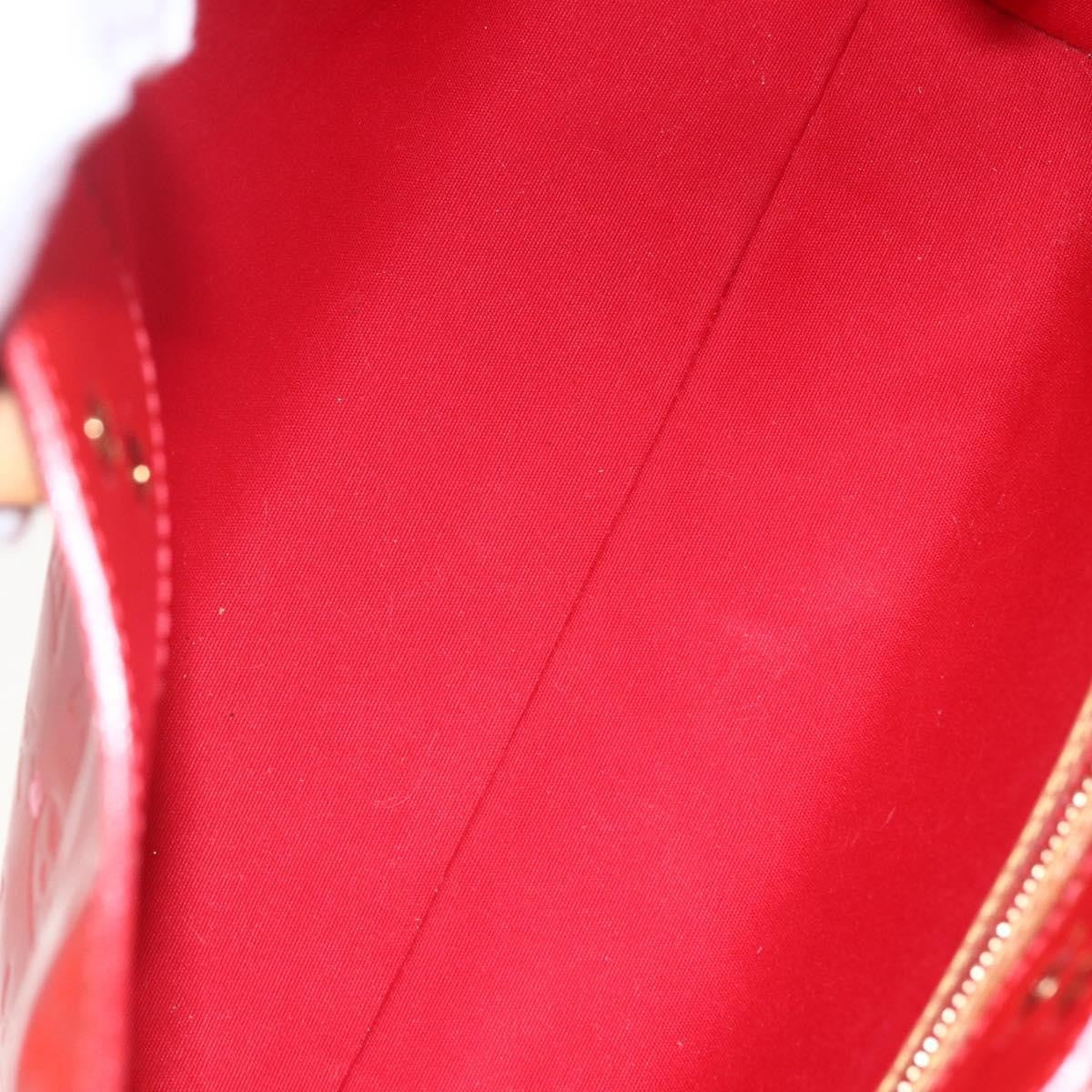 Louis Vuitton Reade Monogram Vernis Red Patent_Leather Handbag (Pre-Owned)