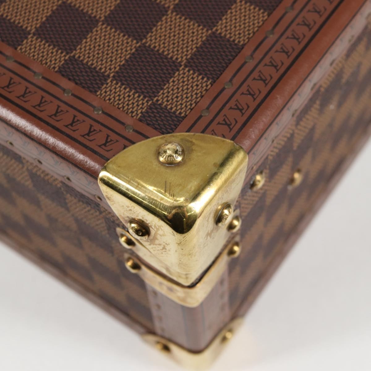 Louis Vuitton Cotteville Trunk Monogram Canvas Brown Canvas Bag (Pre-Owned)