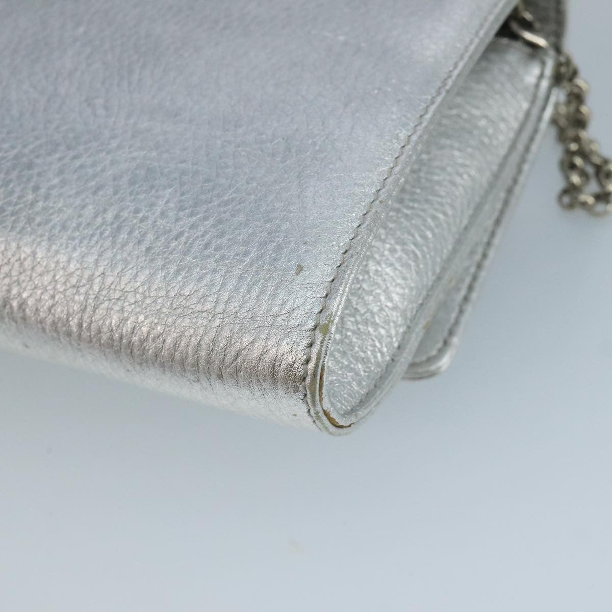 Tiffany & Co. Vintage Leather Silver Leather Shoulder Bag Bag (Pre-Owned)