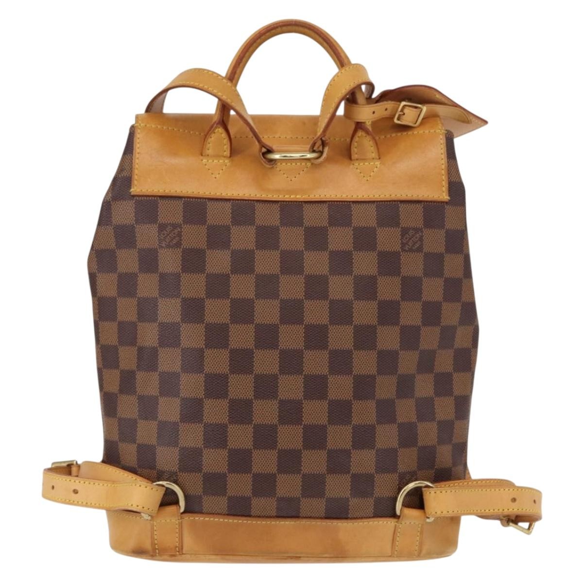Louis Vuitton Arlequin Damier Brown Canvas Backpack Bag (Pre-Owned)