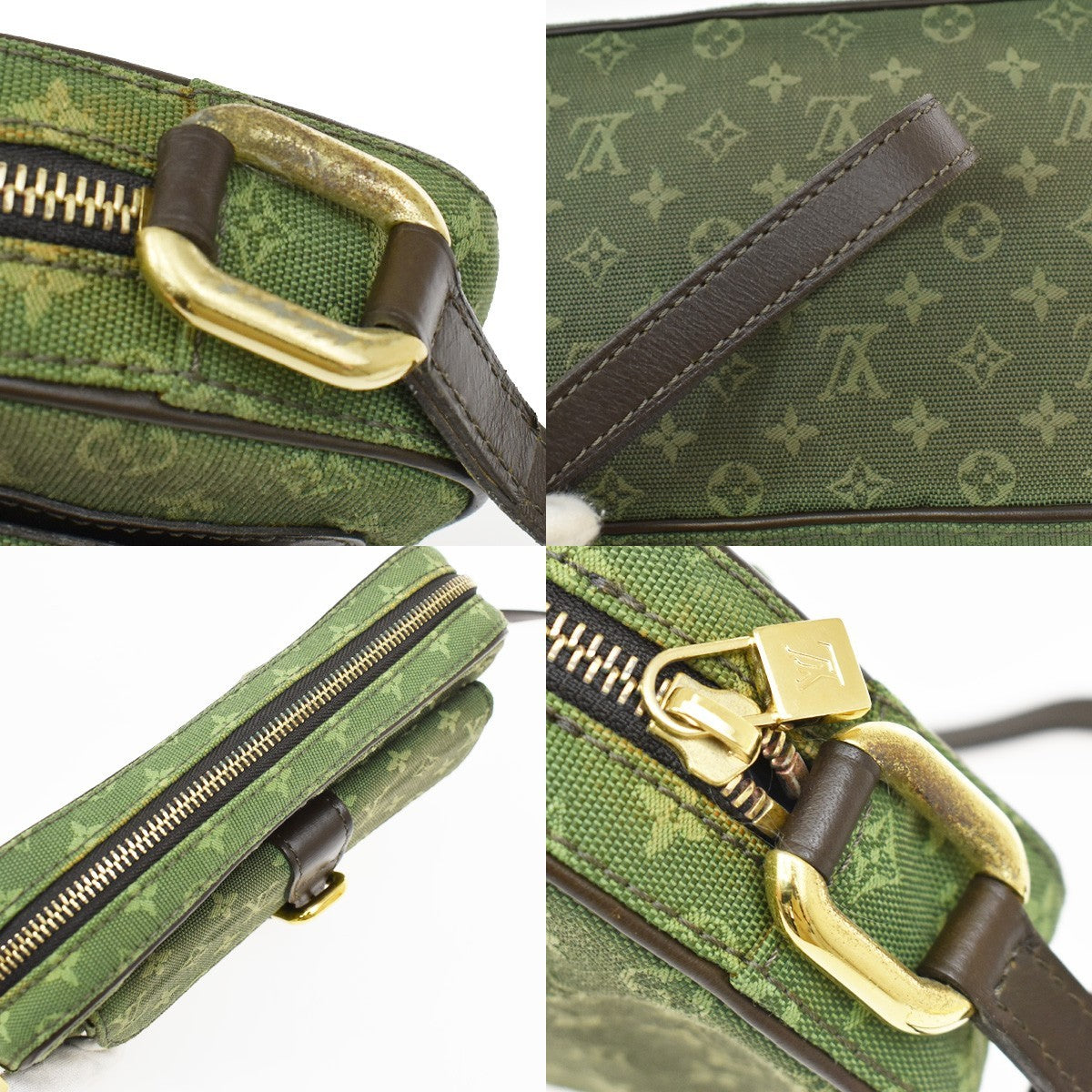 Louis Vuitton Juliette Mini Lin Khaki Canvas Crossbody Bag Bag (Pre-Owned)