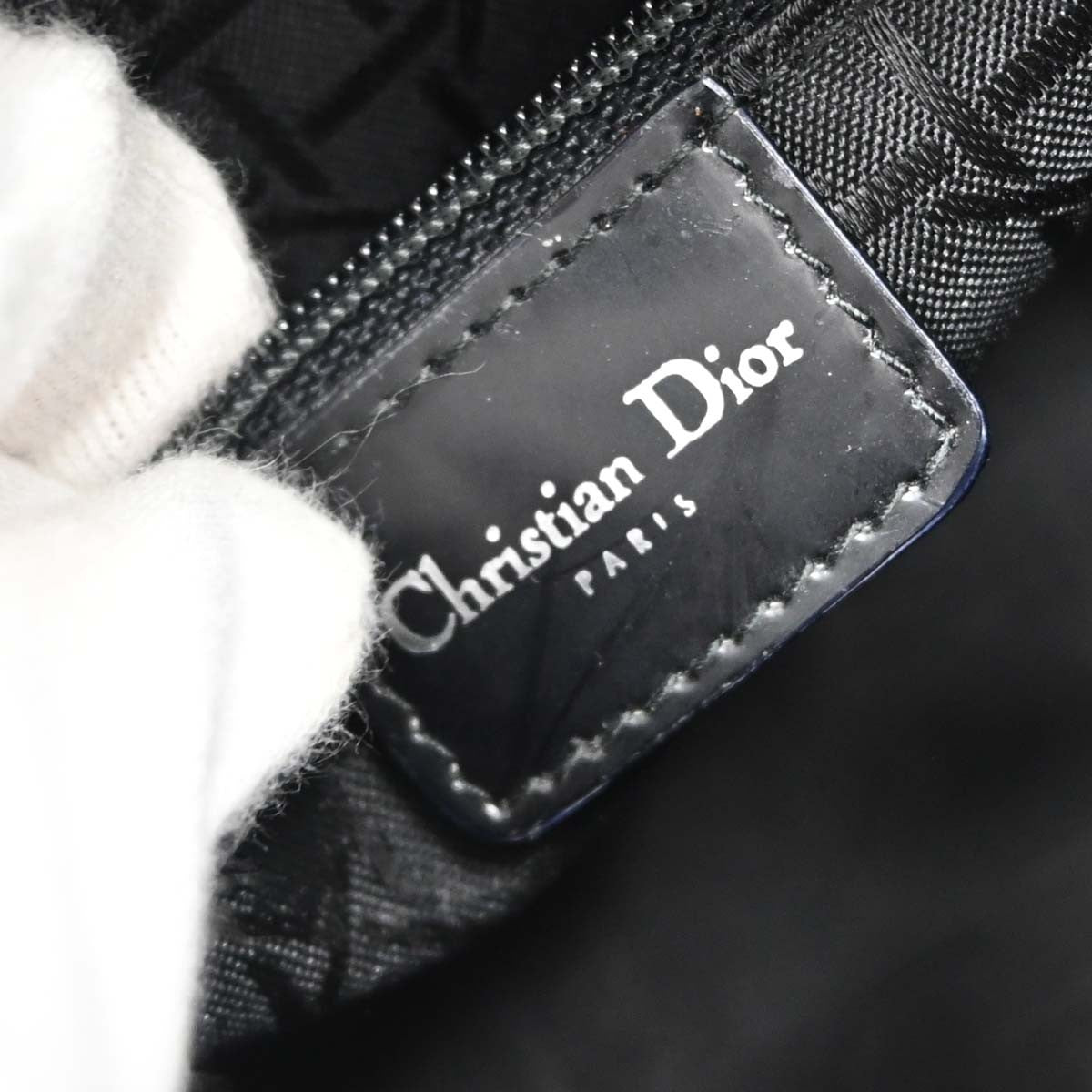 Christian Dior Lady Dior Soft Zip Cannage Stitch Leather Black Pony_Style_Calfskin Tote Bag Bag (Pre-Owned)