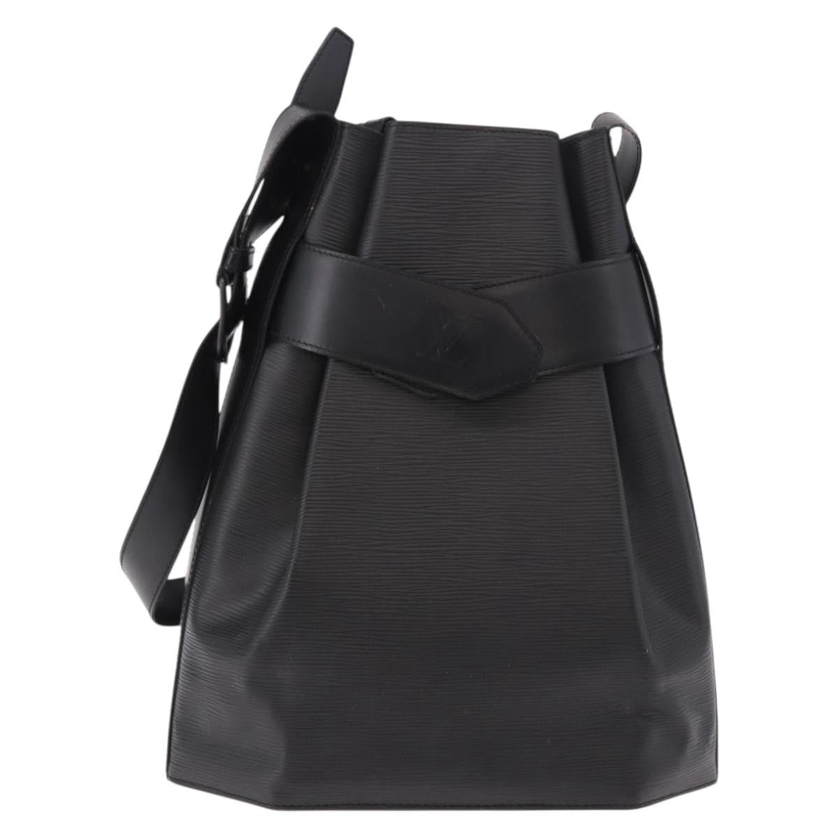 Louis Vuitton Vintage Sac D'epaule Epi Leather Black Leather Shoulder Bag Bag (Pre-Owned)