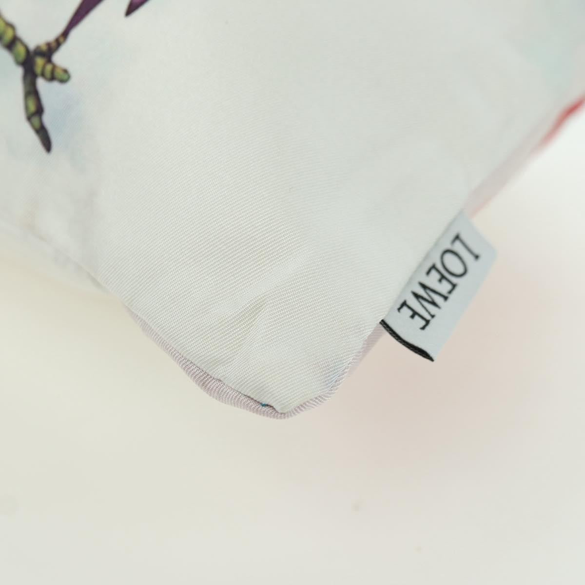 Loewe Paula Drawstring Printed Canvas Blue Canvas Clutche & Pouche Bag (Pre-Owned)