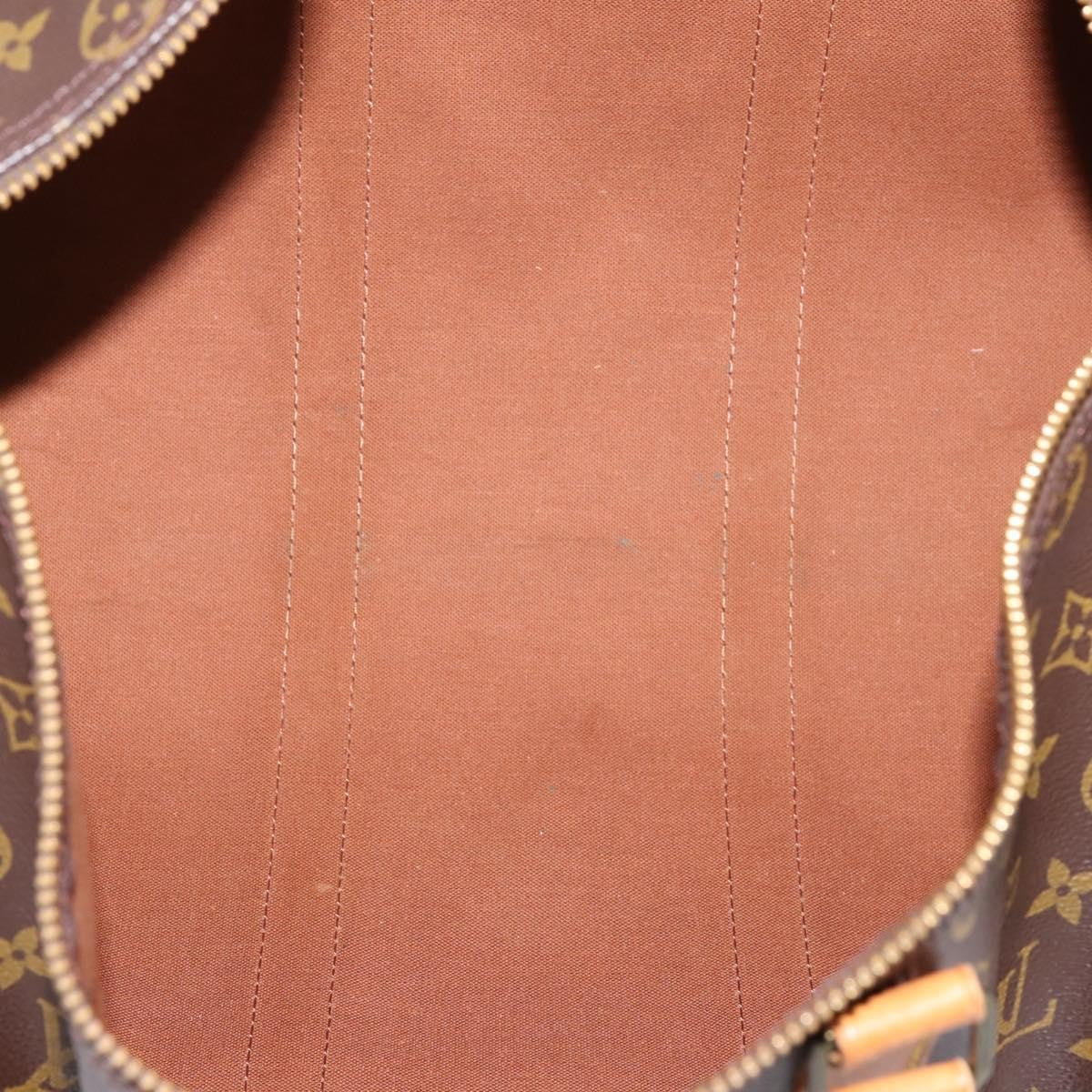 Louis Vuitton Keepall Bag Monogram Canvas Brown Canvas Travel Bag Bag (Pre-Owned)