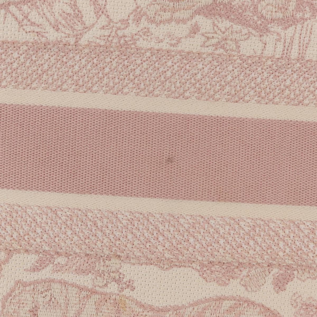 Christian Dior Book Embroidered Canvas Pink Canvas Tote Bag Bag (Pre-Owned)