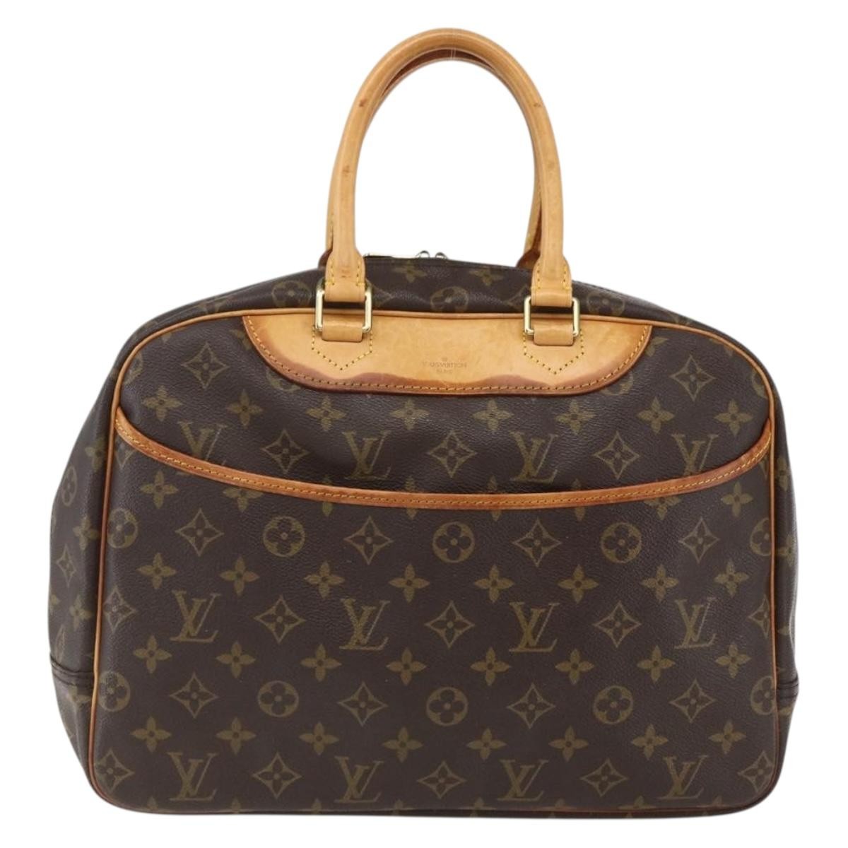 Louis Vuitton Deauville Monogram Canvas Brown Canvas Handbag (Pre-Owned)