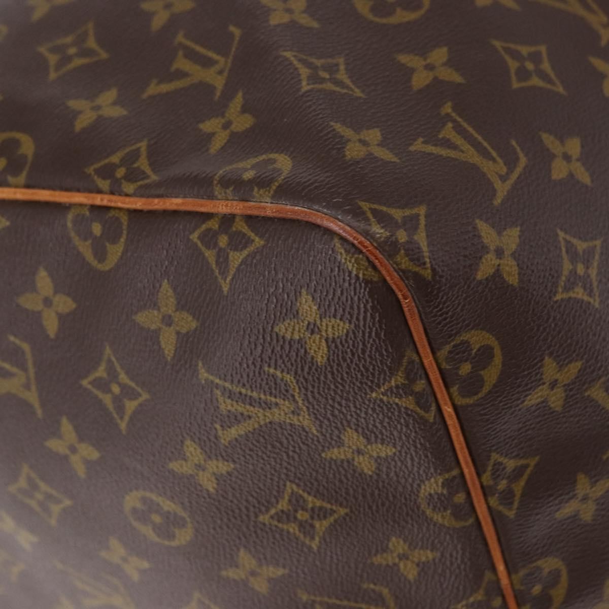 Louis Vuitton Keepall Monogram Brown Canvas Travel Bag Bag (Pre-Owned)