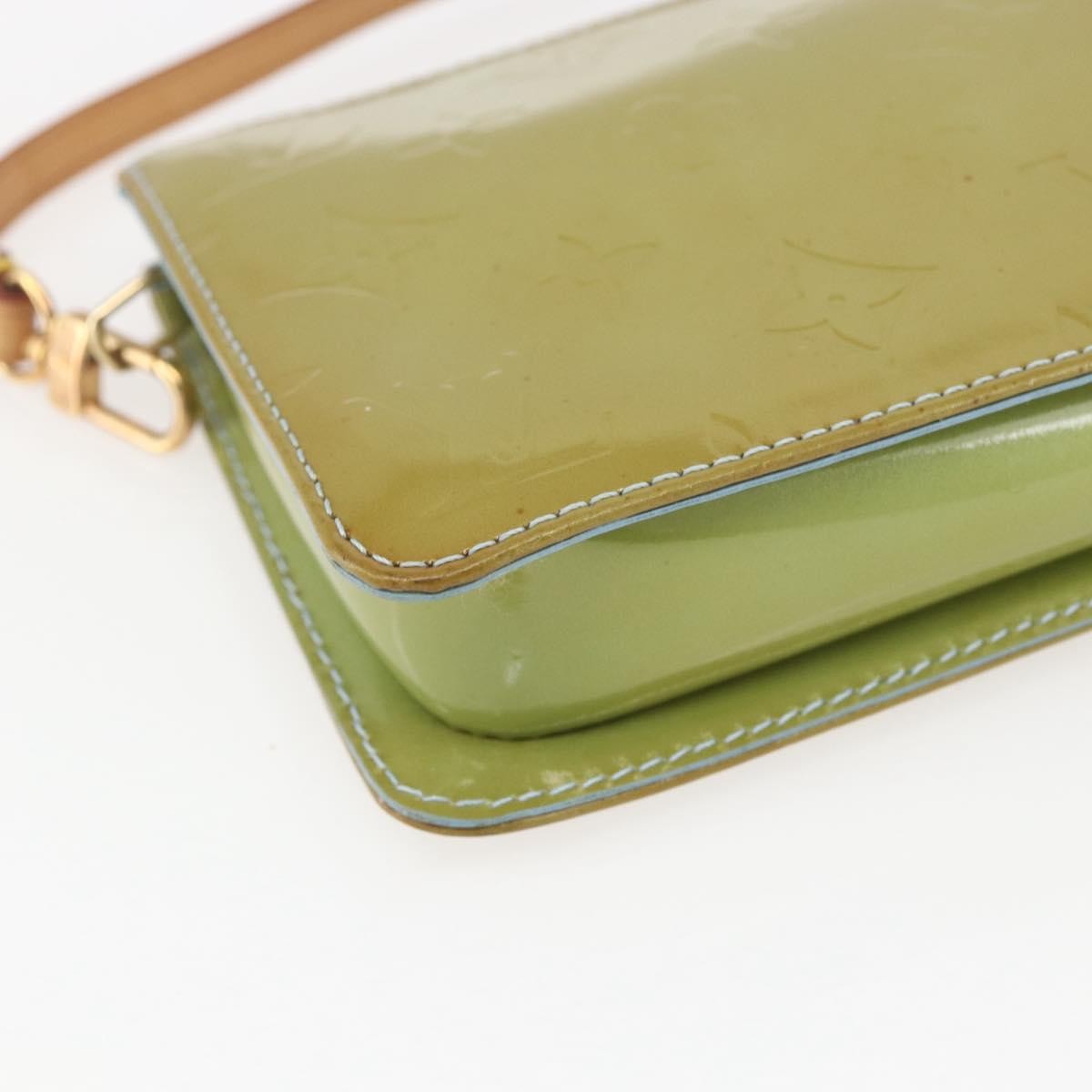 Louis Vuitton Lexington Pochette Monogram Vernis Blue Patent_Leather Clutche & Pouche Bag (Pre-Owned)