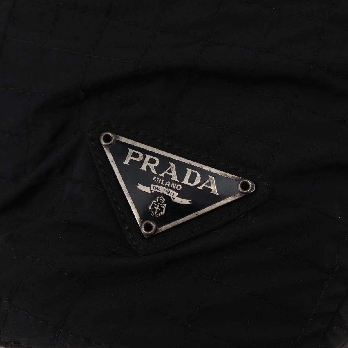 Prada Vintage Tessuto Black Nylon Handbag (Pre-Owned)