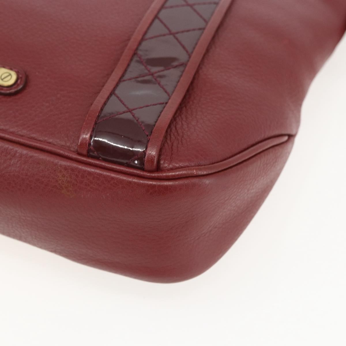 Burberry Vintage Leather Red Leather Shoulder Bag Bag (Pre-Owned)