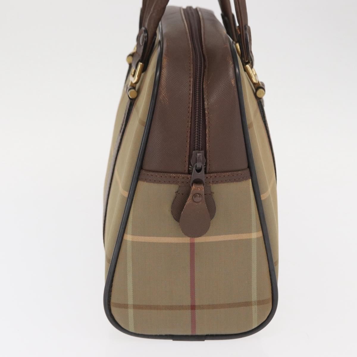 Burberry Nova Canvas Khaki Canvas Handbag (Pre-Owned)