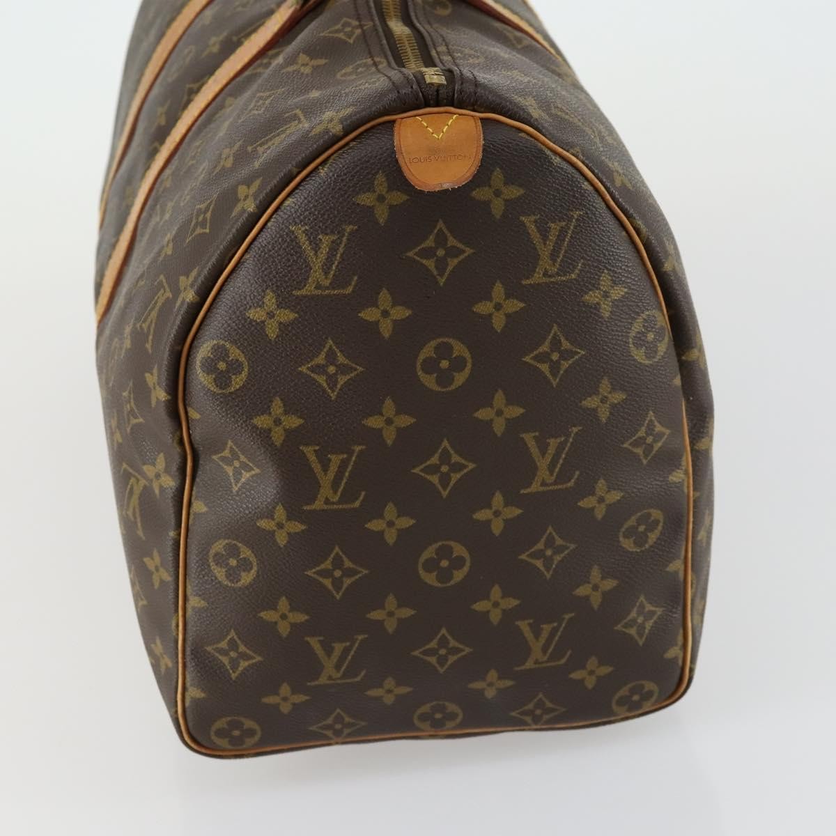 Louis Vuitton Keepall Monogram Canvas Brown Canvas Travel Bag Bag (Pre-Owned)