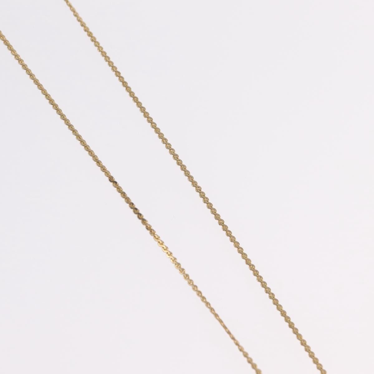 Christian Dior Cd Pendant Metal Gold Metal Necklace Jewelry (Pre-Owned)