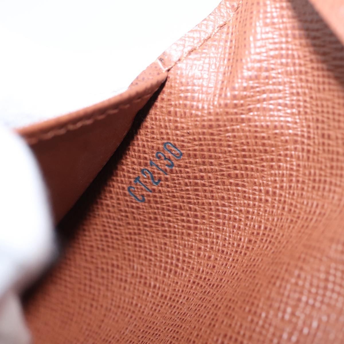 Louis Vuitton Porte Valeurs Checkbook Monogram Canvas Brown Canvas Wallets Accessory (Pre-Owned)