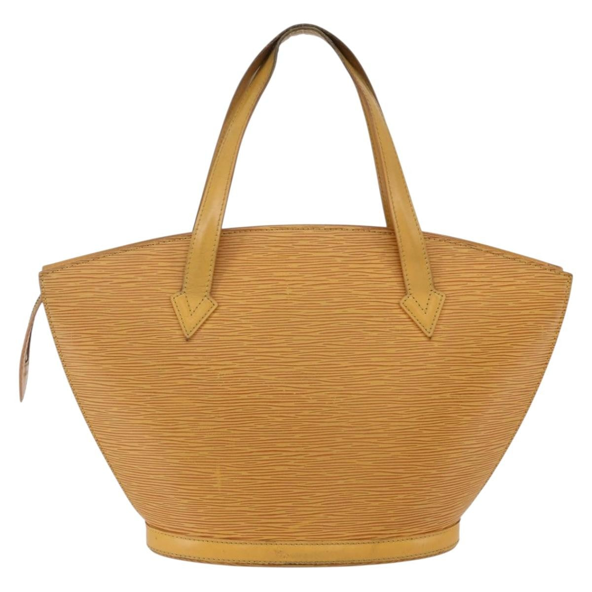 Louis Vuitton Saint Jacques Epi Leather Yellow Leather Handbag (Pre-Owned)