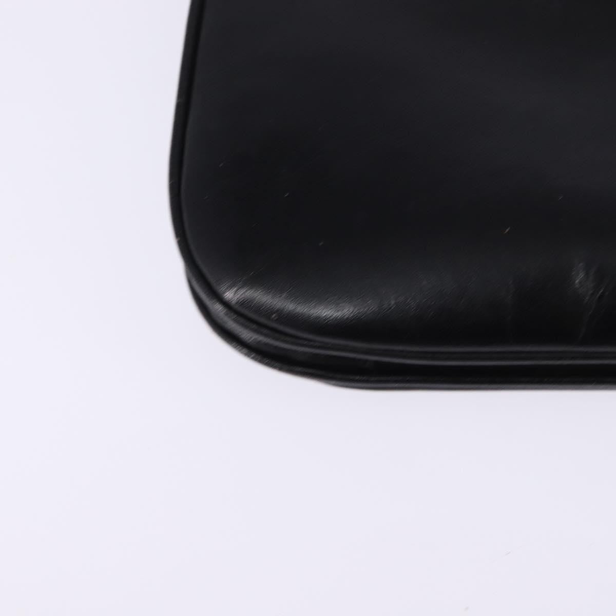 Celine Vintage Leather Black Leather Shoulder Bag Bag (Pre-Owned)