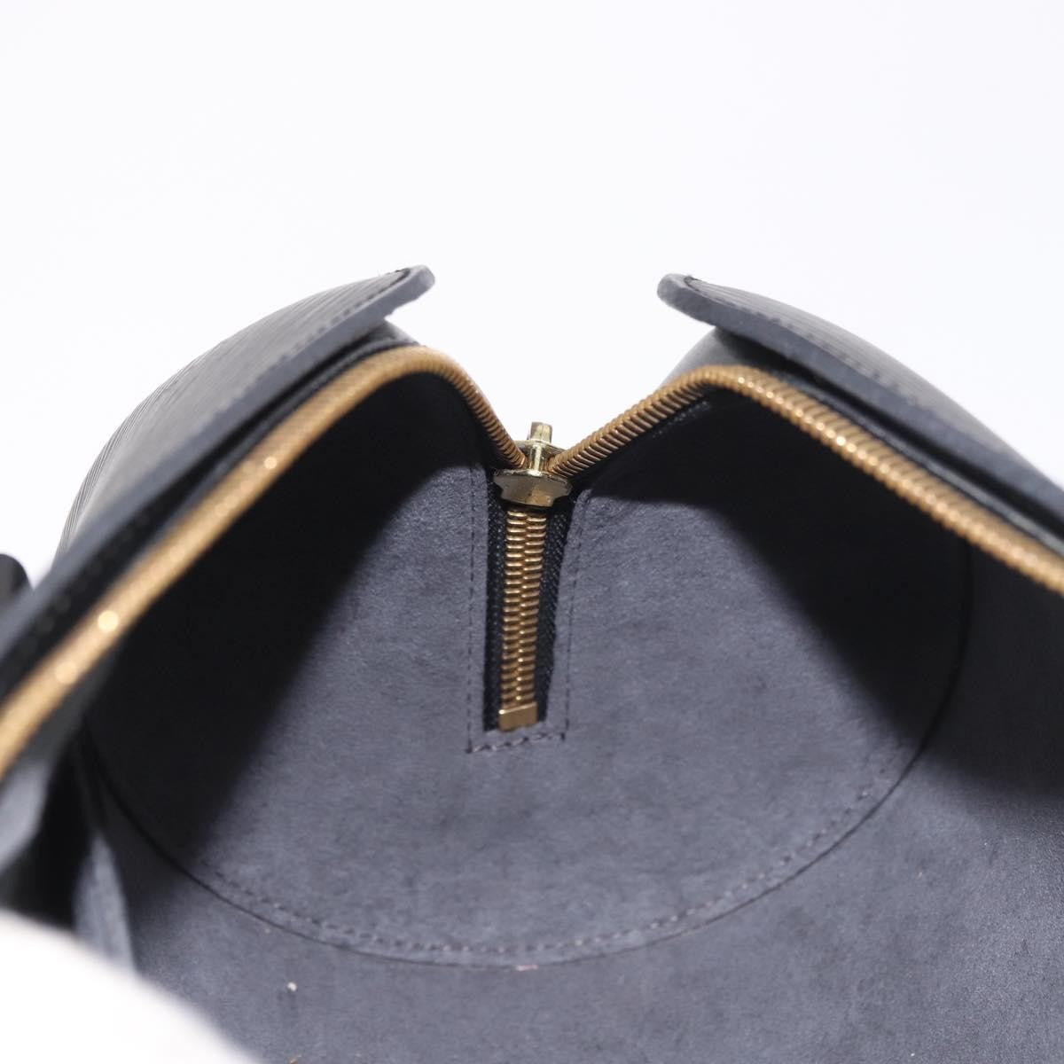 Louis Vuitton Soufflot Epi Leather Black Leather Handbag (Pre-Owned)