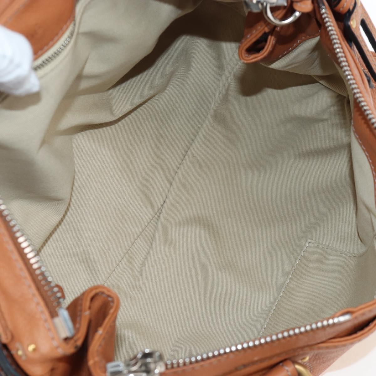 Chloe Paddington Leather Brown Leather Tote Bag Bag (Pre-Owned)