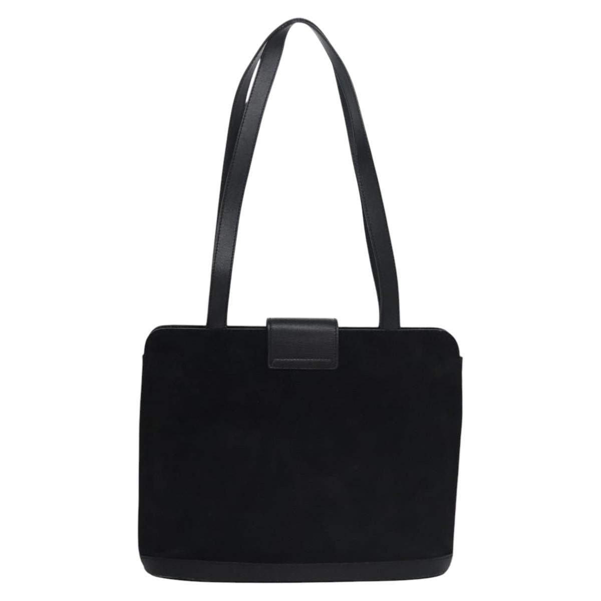 Celine Vintage Suede Black Suede Shoulder Bag Bag (Pre-Owned)
