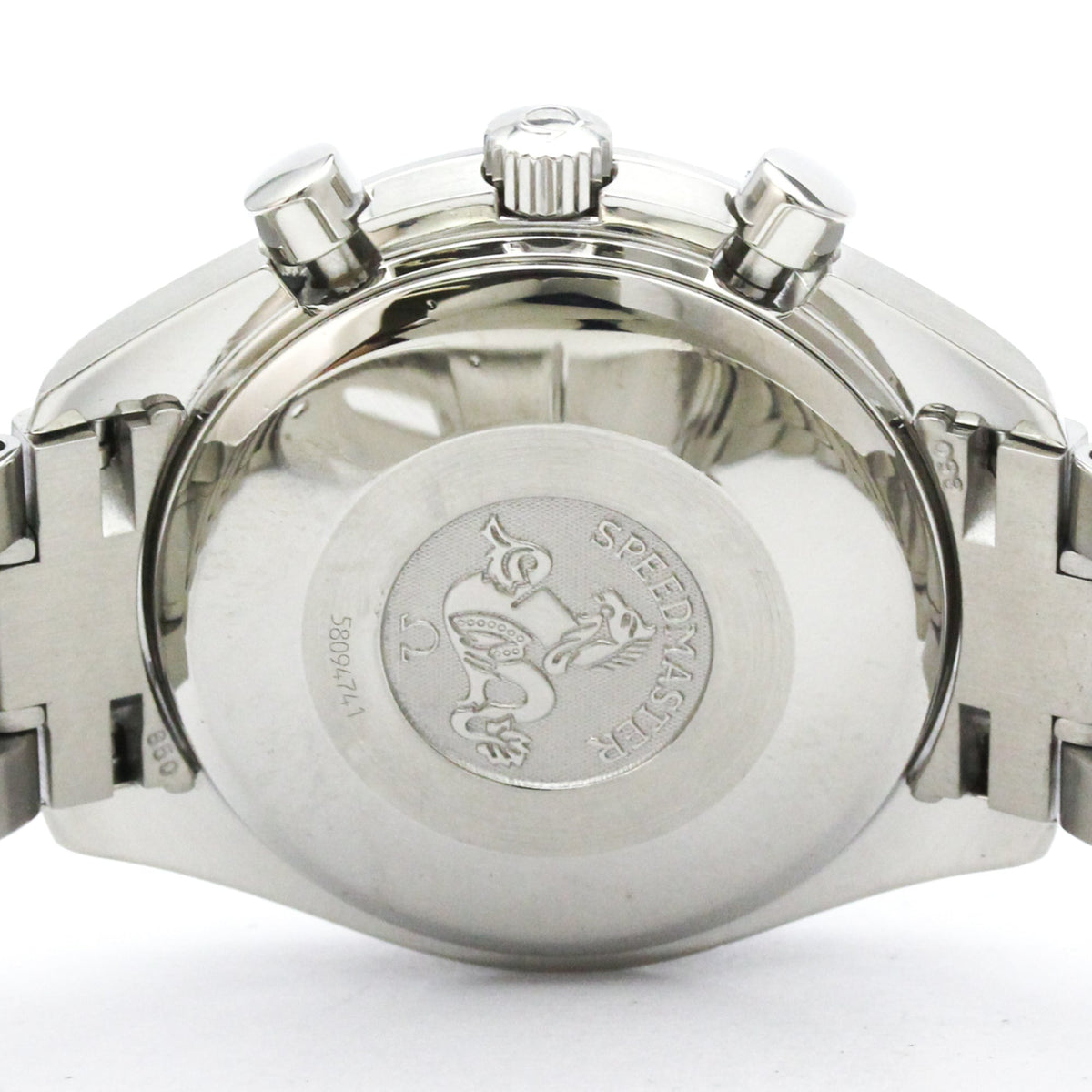 Omega Speedmaster Day-Date Chronograph Automatic Stainless Steel Watch (Pre-Owned)