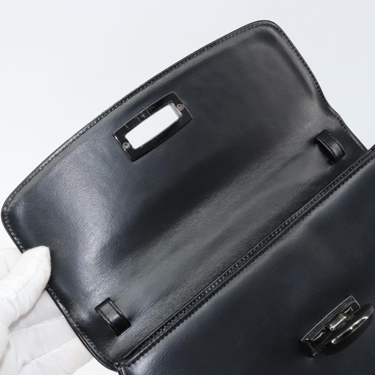 Givenchy Handbag Leather Black Leather Handbag (Pre-Owned)