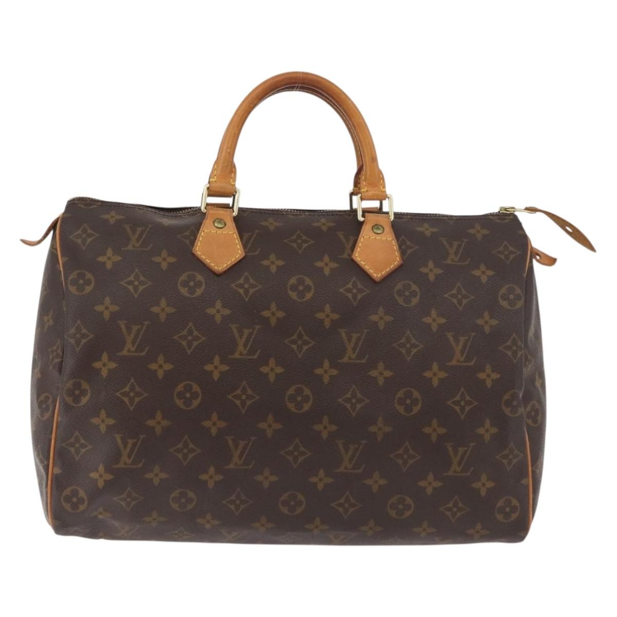 Louis Vuitton Speedy Monogram Canvas Brown Canvas Handbag (Pre-Owned)