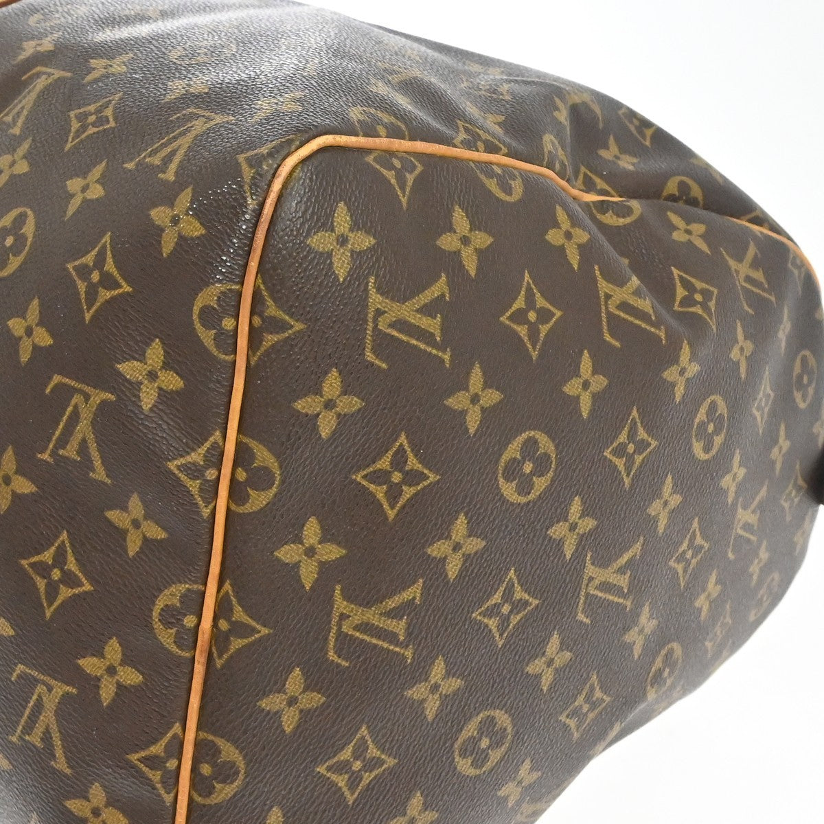 Louis Vuitton Keepall Monogram Canvas Brown Canvas Travel Bag Bag (Pre-Owned)