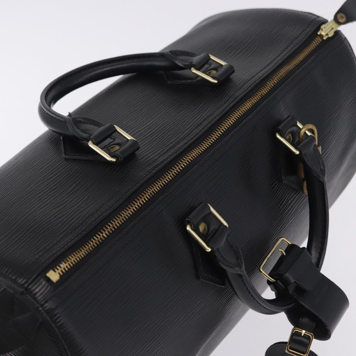Louis Vuitton Speedy Epi Leather Black Leather Handbag (Pre-Owned)