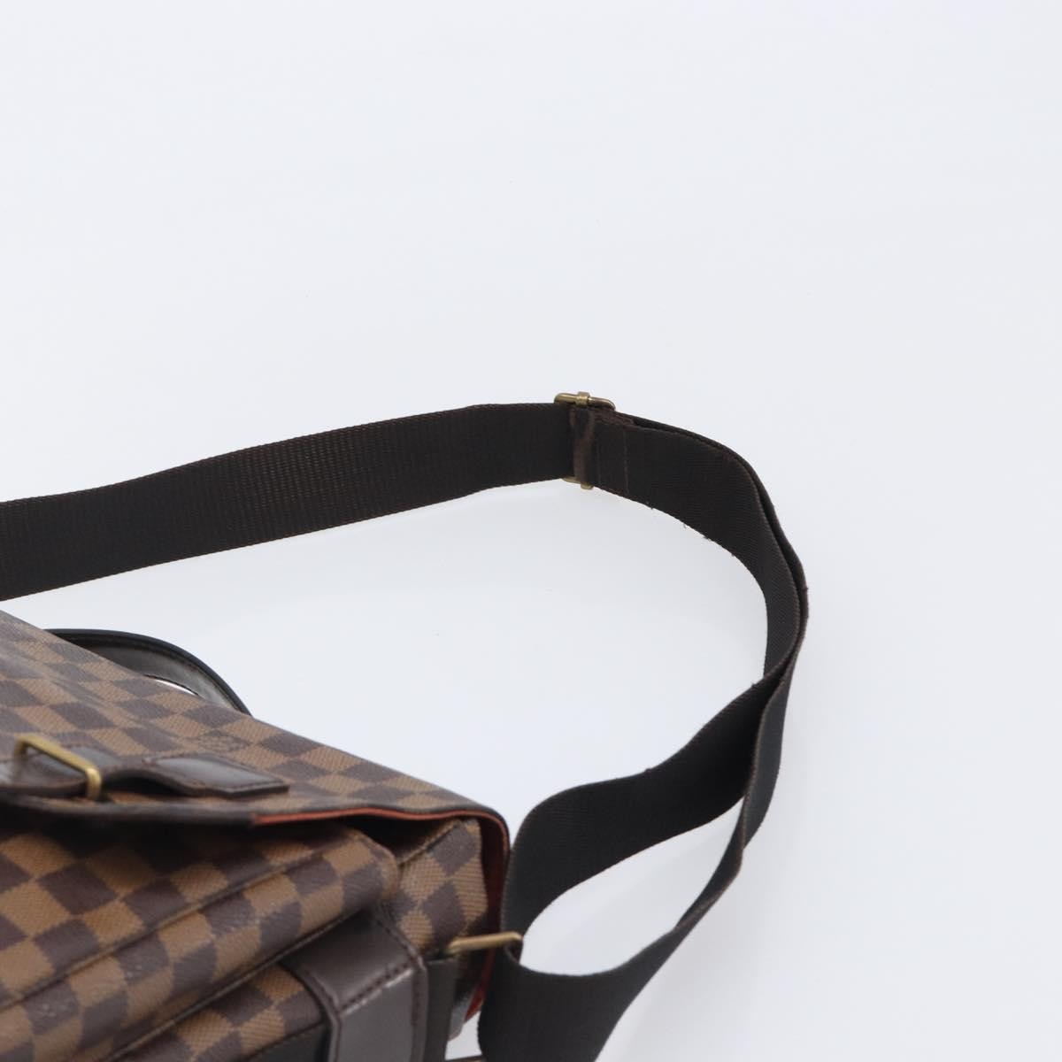 Louis Vuitton Broadway Damier Ebene Brown Canvas Shoulder Bag Bag (Pre-Owned)