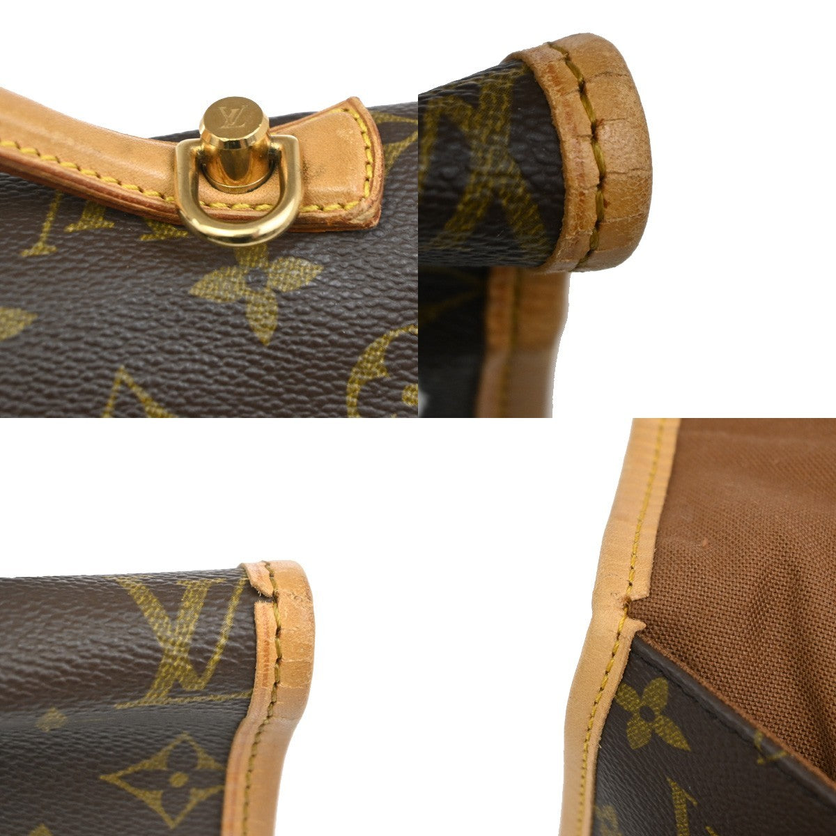 Louis Vuitton Beverly Monogram Canvas Brown Canvas Briefcase Bag (Pre-Owned)
