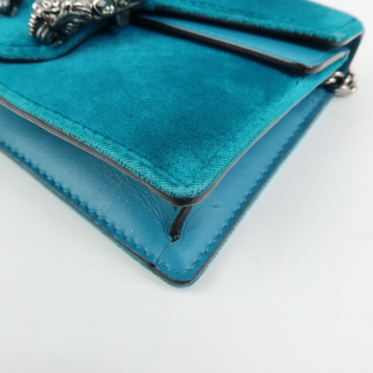 Gucci Dionysus Velvet Green Velvet Handbag (Pre-Owned)
