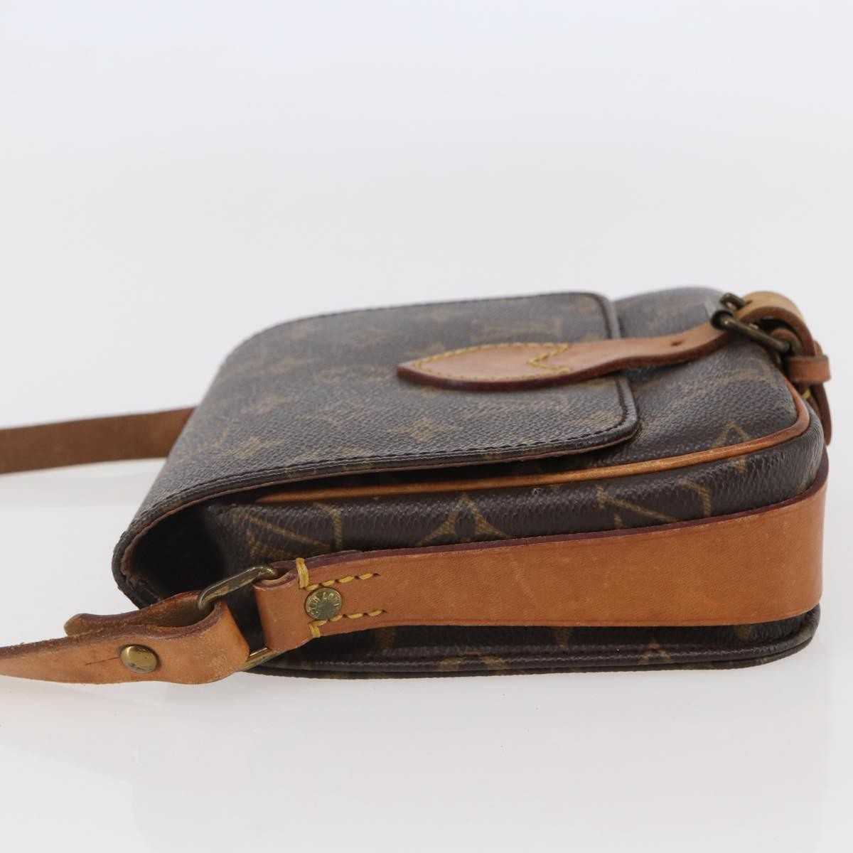 Louis Vuitton Cartouchiere Monogram Canvas Brown Canvas Shoulder Bag Bag (Pre-Owned)