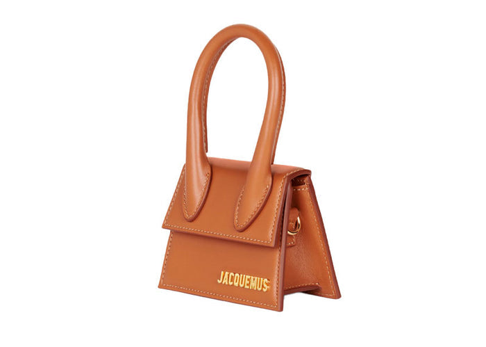 Jacquemus Le Chiquito Mini Leather Brown Calfskin Handbag (Pre-Owned)