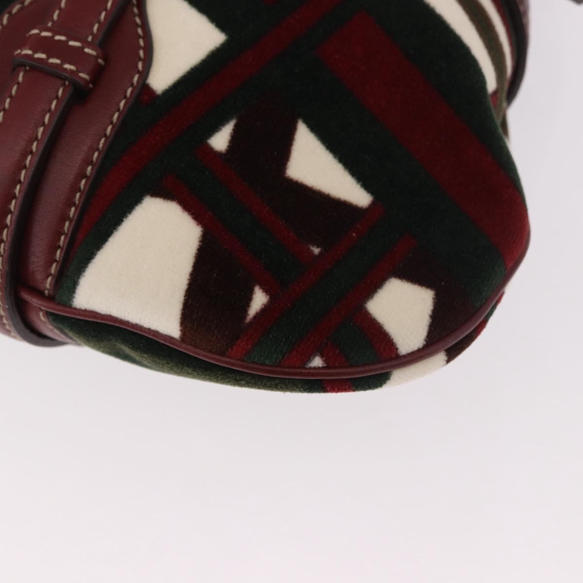 Gucci Vintage Jackie Shoulder Canvas And Leather Green Canvas Shoulder Bag Bag (Pre-Owned)