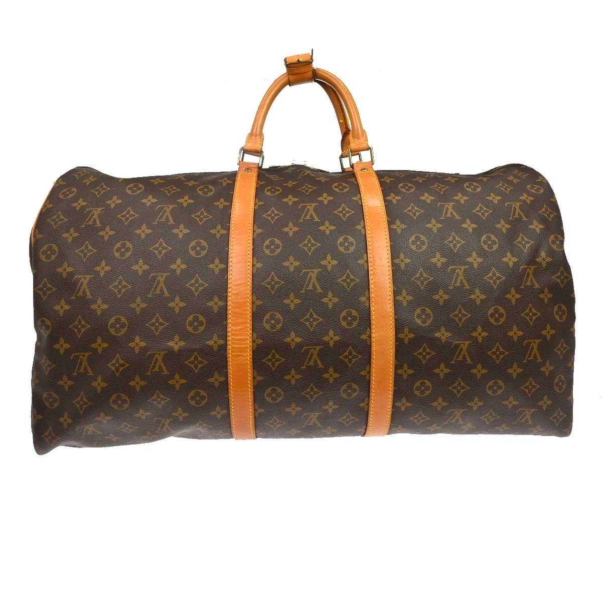 Louis Vuitton Keepall Monogram Canvas Brown Canvas Travel Bag Bag (Pre-Owned)