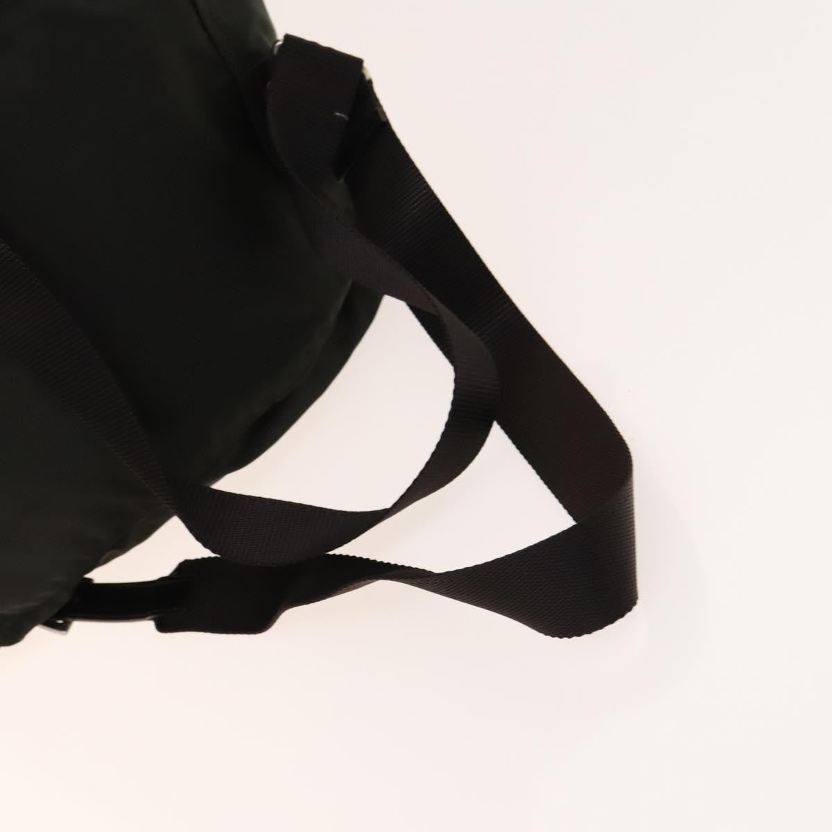 Prada Front Pocket Buckle Nylon Khaki Nylon Backpack Bag (Pre-Owned)