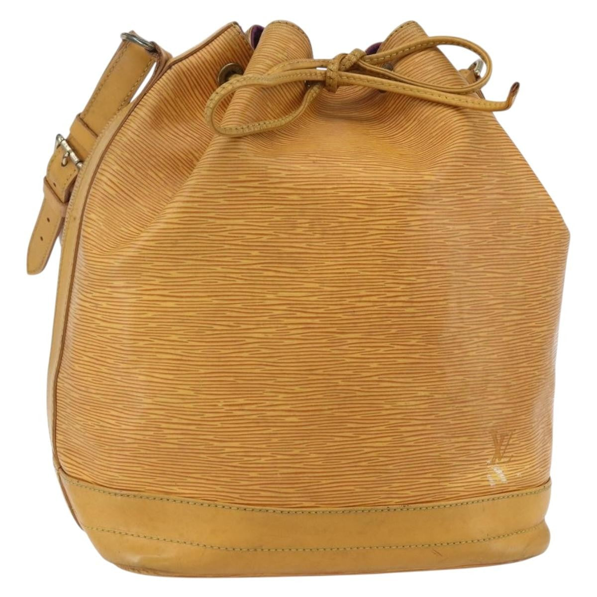 Louis Vuitton Petit Noe Nm Epi Leather Yellow Leather Shoulder Bag Bag (Pre-Owned)